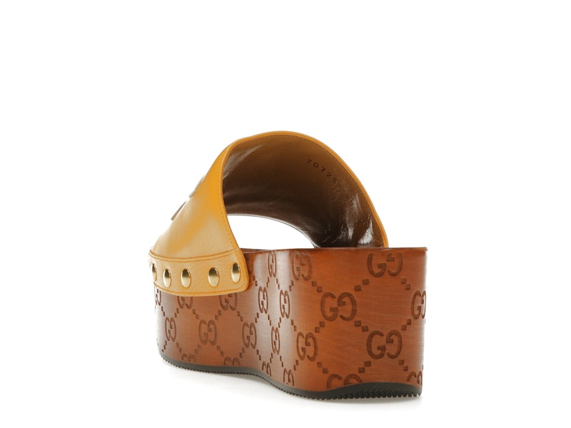 Gucci x Adidas GG Clog Yellow (Women's)
