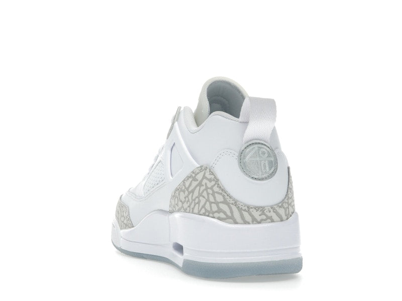 Jordan Spizike Low White Metallic Silver Barely Blue Neutral Grey