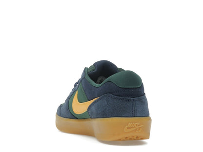 Nike SB Force 58 Midnight Navy Fir Gum Light Brown University Gold