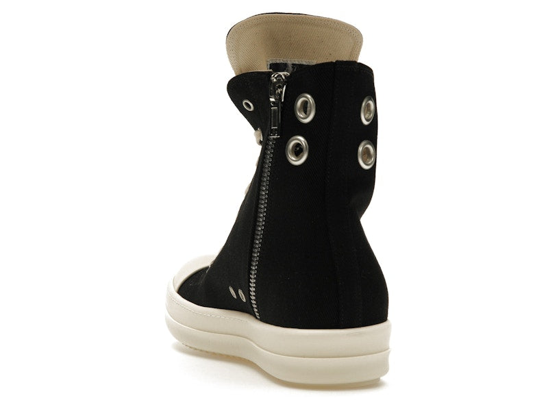 Rick Owens DRKSHDW High Top Black Milk