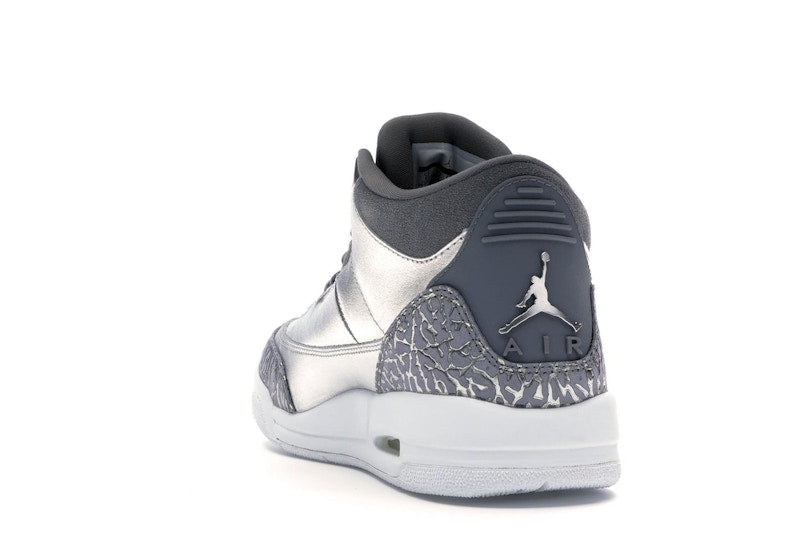 Jordan 3 Retro Premium Heiress Metallic Silver (GS)