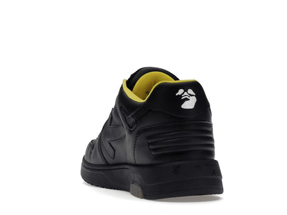 OFF-WHITE Out Of Office "OOO" Low Tops For Walking Black Yellow