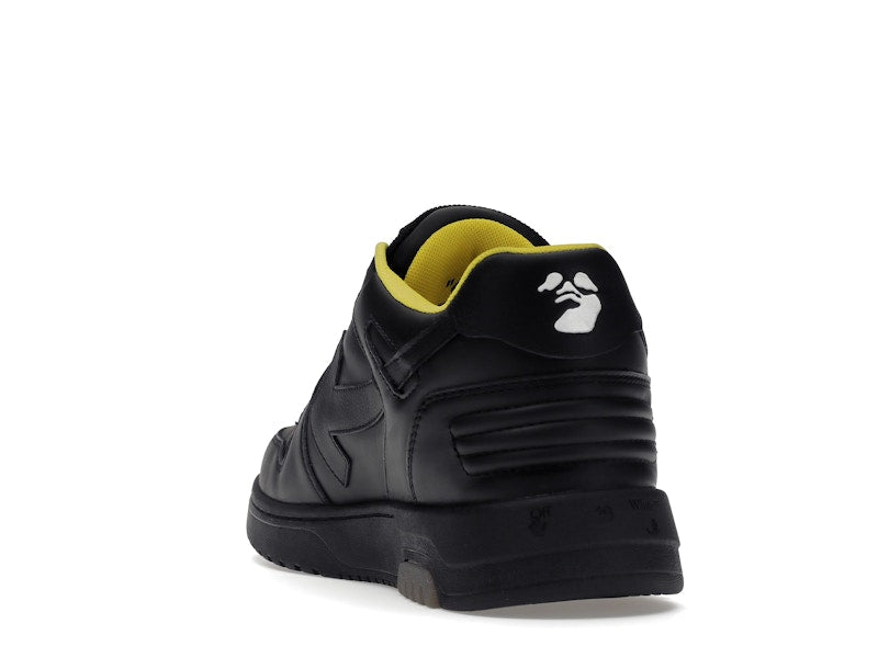 OFF-WHITE Out Of Office "OOO" Low Tops For Walking Black Yellow