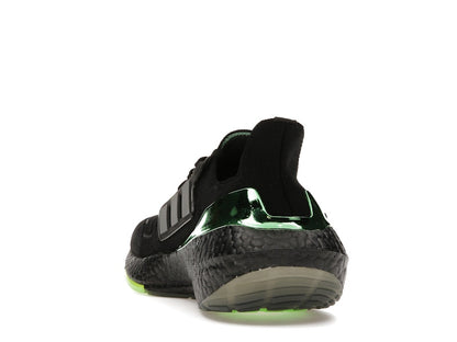 adidas Ultra Boost 22 Black Iron Metallic Beam Green