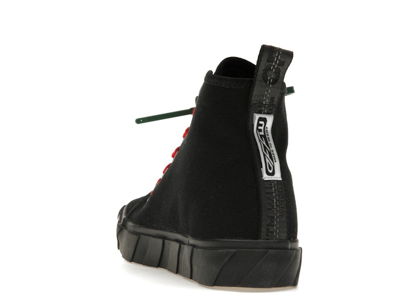 OFF-WHITE Vulcanized Hi Canvas Black Red