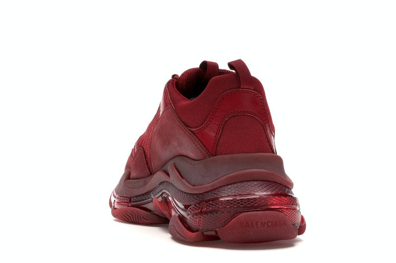 Balenciaga Triple S Burgundy Red