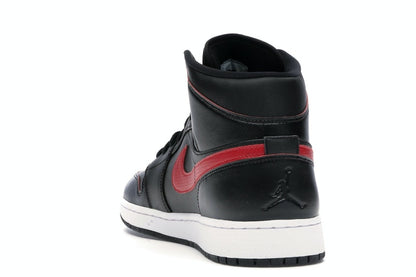 Jordan 1 Retro Mid Black Team Red