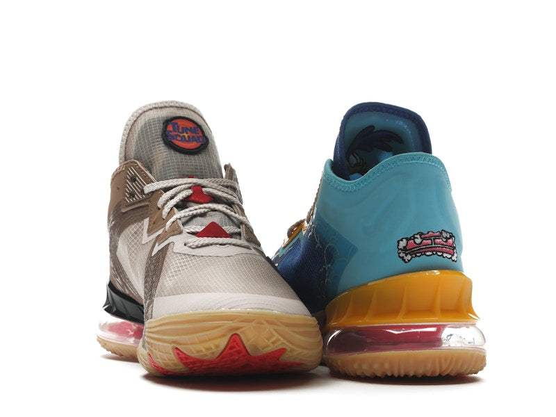 Nike LeBron 18 Low Wile E. vs Roadrunner Space Jam