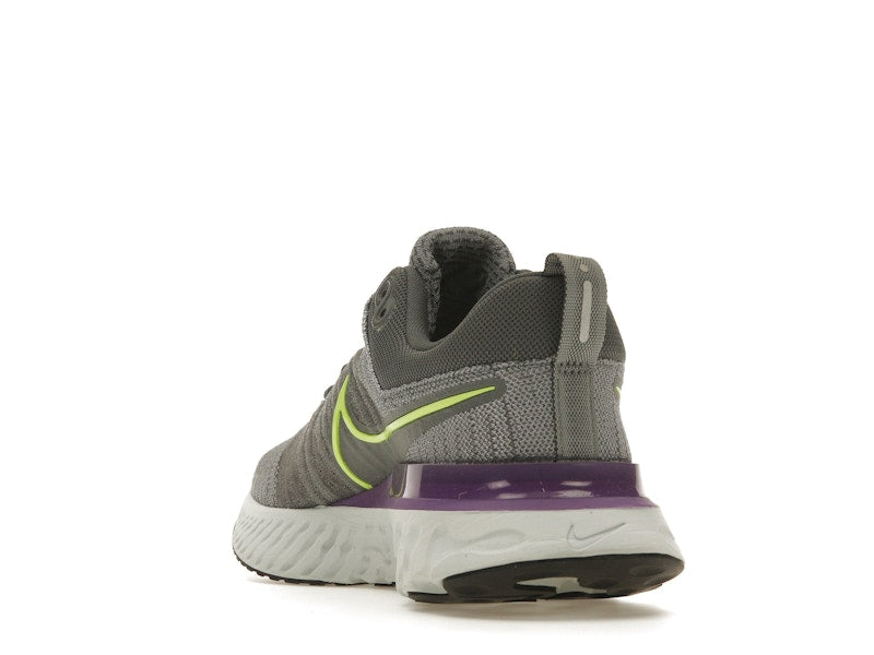 Nike React Infinity Run Flyknit 2 Grey Volt Wild Berry