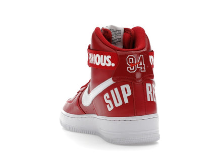 Nike Air Force 1 High Supreme World Famous Red