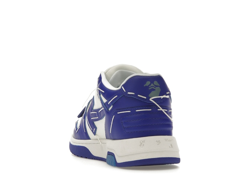OFF-WHITE Out Of Office Sartorial Stitching White Dark Blue (Women's)