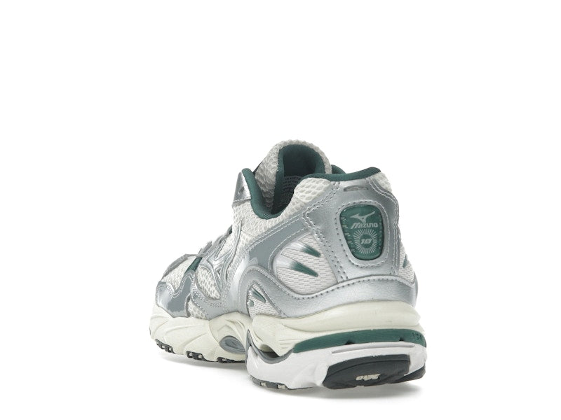 Mizuno Wave Rider 10 White Slate Bistro Green