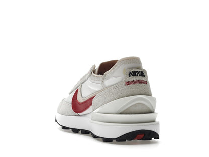 Nike Waffle One SE Sail Pearl White Black Gym Red (Women's)