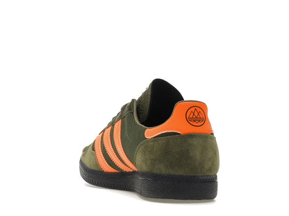 adidas Barrowland SPZL Dust Green Signal Orange