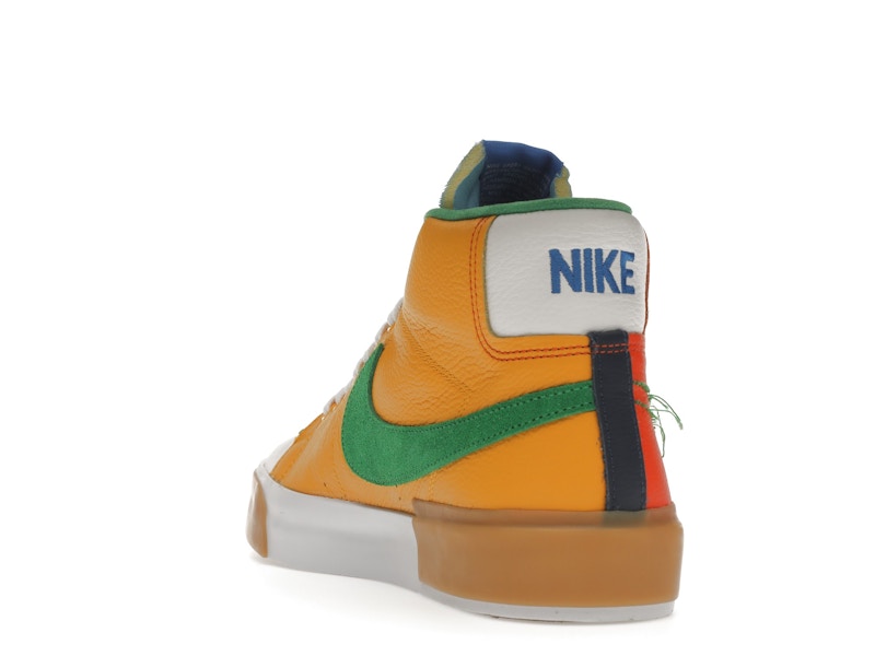 Nike SB Zoom Blazer Mid Edge Safety Orange University Gold