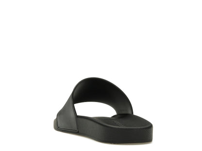 Burberry Check EKD Motif Slide Black