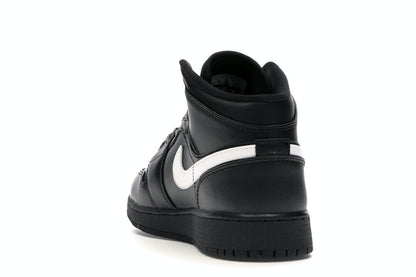 Jordan 1 Mid Black White Speckle (GS)
