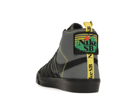 Nike SB Zoom Blazer Mid PRM Acclimate Cool Grey Yellow Strike