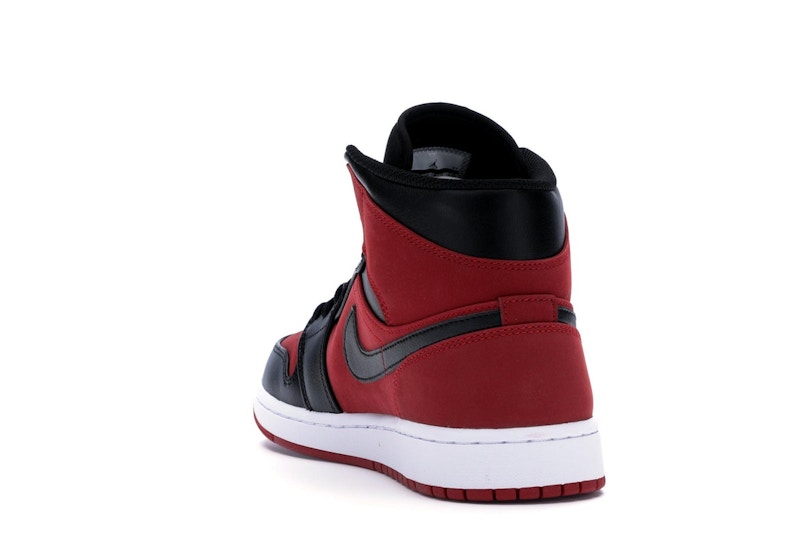 Jordan 1 Mid Gym Red Black