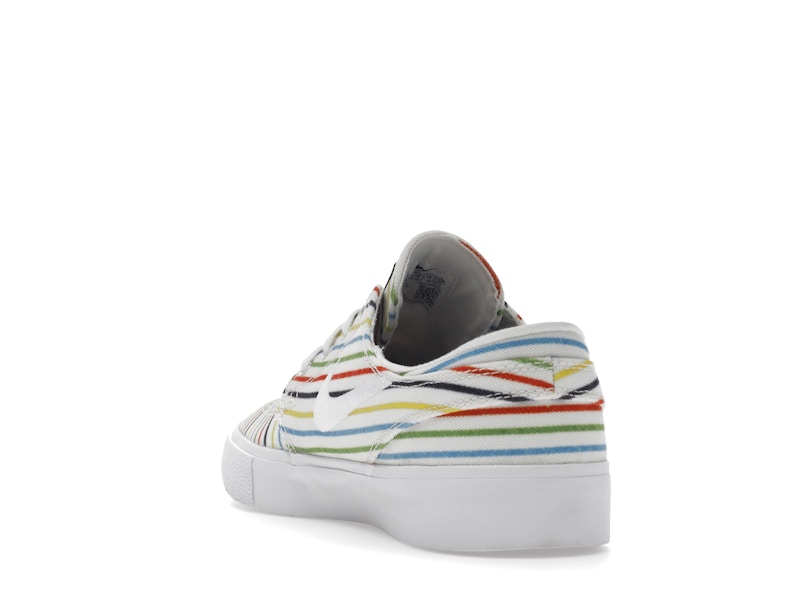Nike SB Zoom Stefan Janoski Canvas Multi-Color Pinstripes