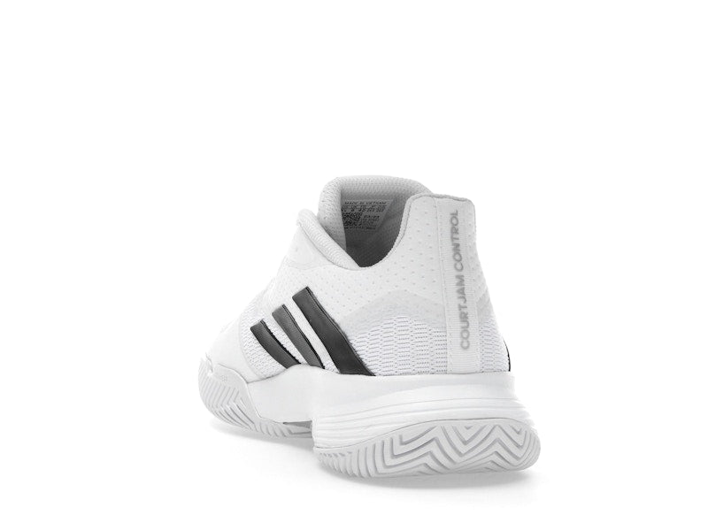 adidas Courtjam Control Cloud White Core Black Matte Silver