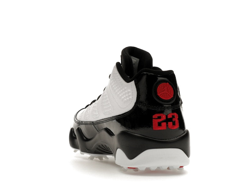 Jordan 9 Retro Low Golf White Black True Red