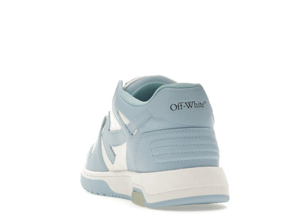 OFF-WHITE OOO Low Out Of Office Calf Leather White Light Blue