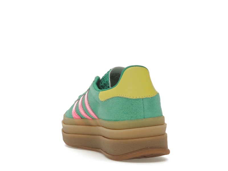 adidas Gazelle Bold Court Green Lucid Pink (Women's)