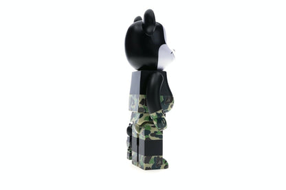 Bearbrick BAPE Mickey Mouse 100% & 400% Set Black/Green Camo