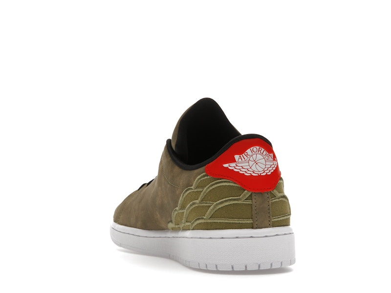Jordan 1 Centre Court Oil Green