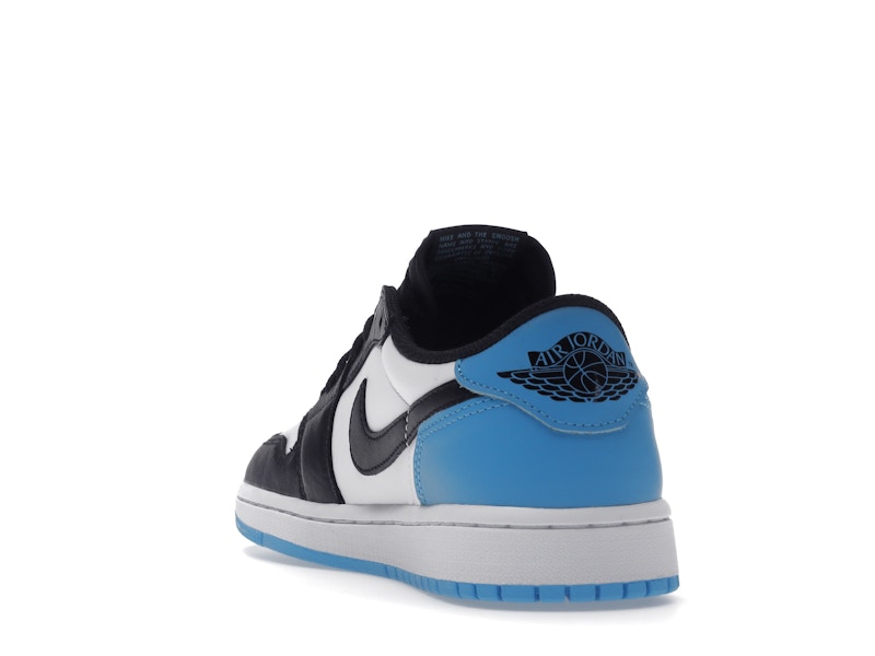 Jordan 1 Retro Low OG Black Dark Powder Blue (Women's)