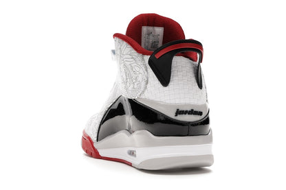 Jordan Dub Zero White Varsity Red