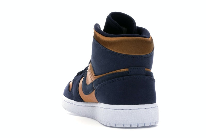 Jordan 1 Mid Obsidian Desert Ochre