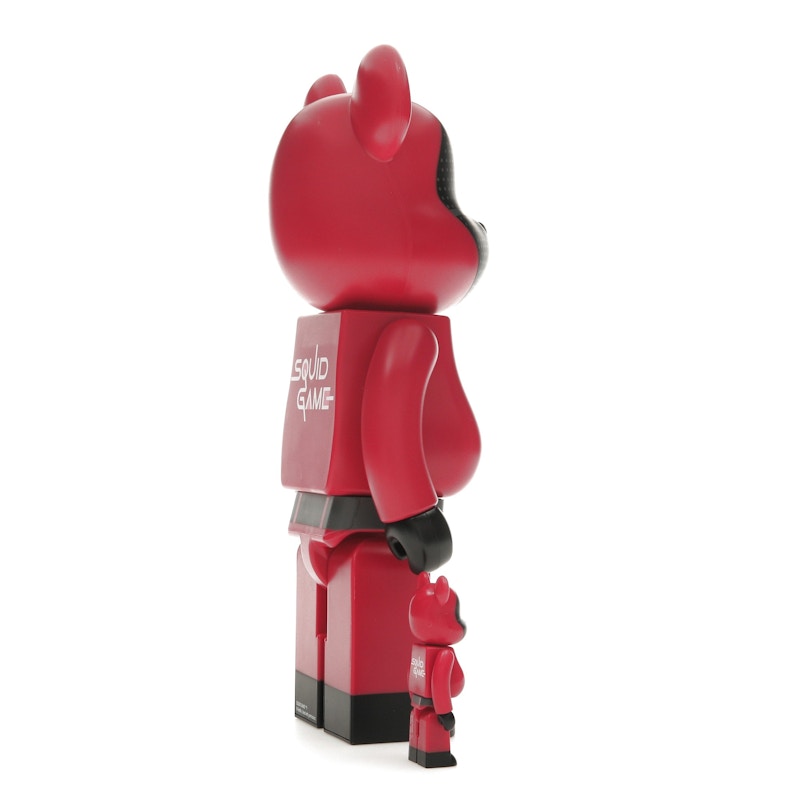 Bearbrick x Squid Game Guard (Square) 100% & 400% Set