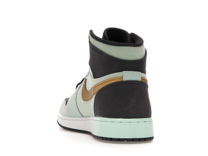 Jordan 1 Retro High Mint Foam Anthracite Metallic Gold (GS)