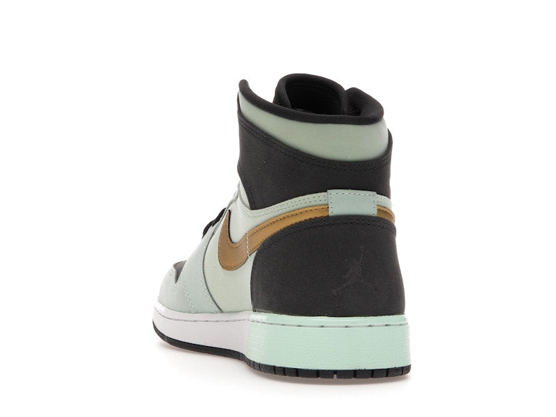 Jordan 1 Retro High Mint Foam Anthracite Metallic Gold (GS)