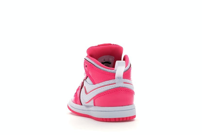 Jordan 1 Mid Hyper Pink White (TD)