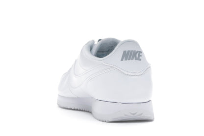 Nike Cortez Basic Leather White White-Wolf Grey-Mtllc Silver