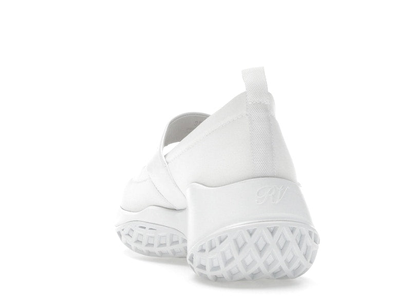 Roger Vivier Viv' Run Babies White Crystal Buckle (Women's)