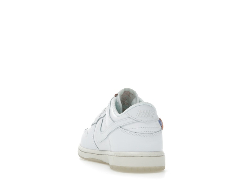 Nike Dunk Low SE Rainbow Lace Swoosh White (PS)