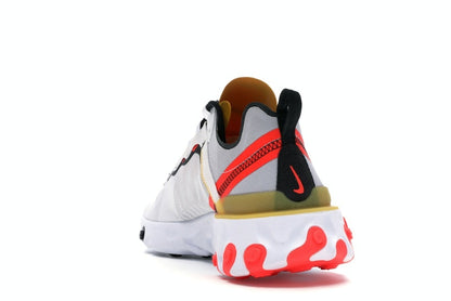 Nike React Element 55 White Black Crimson Gold