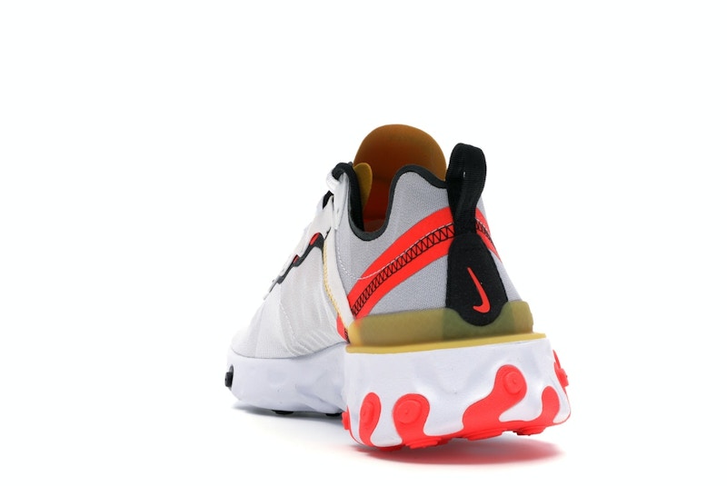 Nike React Element 55 White Black Crimson Gold