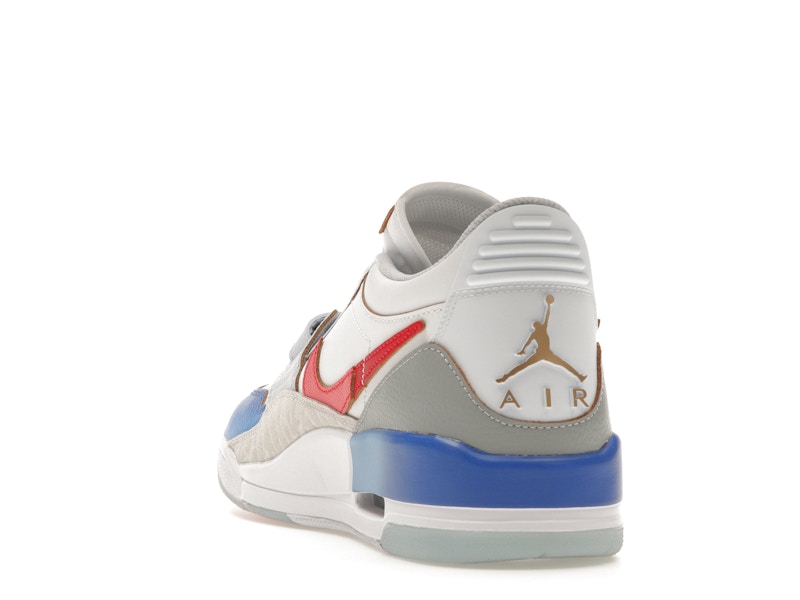 Jordan Legacy 312 Low White Game Royal University Red