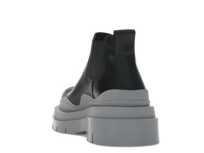 Bottega Veneta Tire Ankle Chelsea Boot Black Vapor