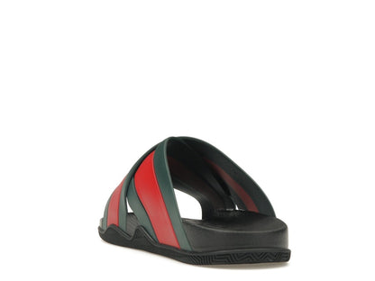 Gucci Web Slide Black Rubber