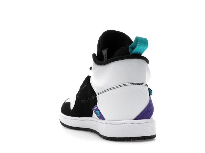 Jordan Fadeaway Black White Grape
