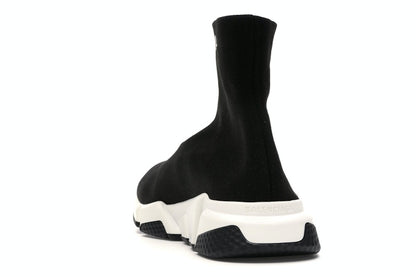 Balenciaga Speed Sock Slip-On Black White