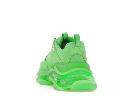 Balenciaga Triple S Soft Neon Green Clear Sole (Women's)