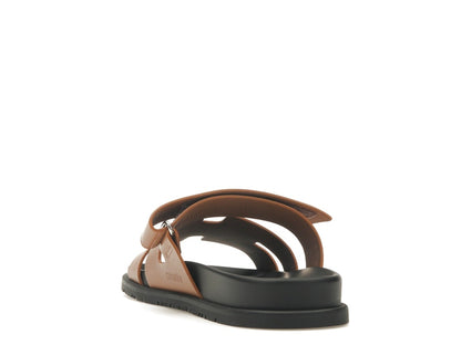 Hermes Chypre Sandal Naturel Black Smooth Calfskin Leather (M)