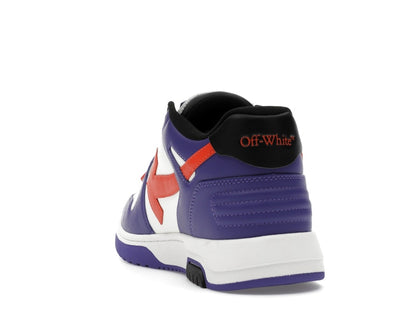 OFF-WHITE Out Of Office OOO Low Tops White Purple Orange